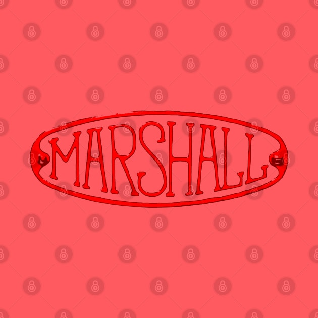 Vintage 1940s Marshall tractor logo by soitwouldseem