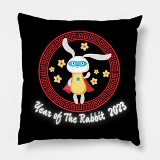 Year of the Rabbit Chinese New Year Pillow