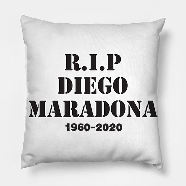 rip diego maradona Pillow by GEULISPISAN