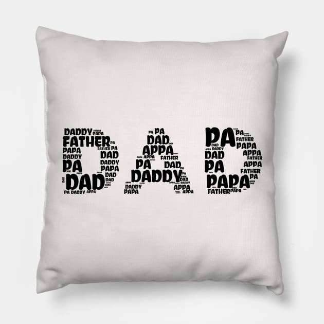 Dad Pillow by MZeeDesigns