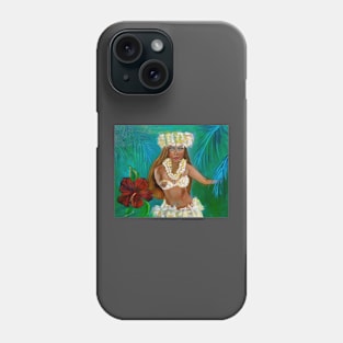 Hawaiian Hula Girl 1 Phone Case