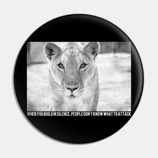 Lion Starring Photography Pin