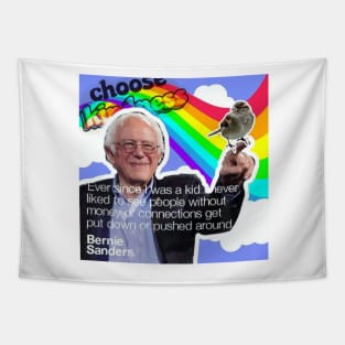 Bernie Sanders Collage inspiration homage Tapestry