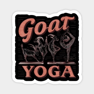 Goat Yoga Pose Class Magnet