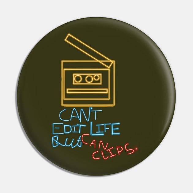 Can't Edit life but can clips Pin by artist369