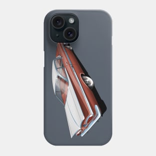 1959 Chevrolet Impala in Coral and White Phone Case