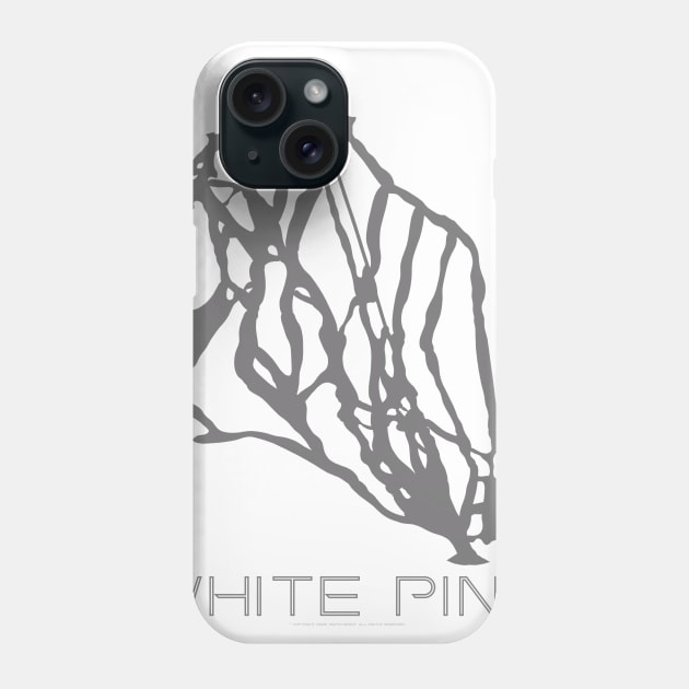 White Pine Resort 3D Phone Case by Mapsynergy