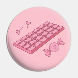 pink chocolate Pin