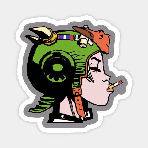 Tank Girl VII (High Resolution, Color). Magnet by HortusMornsEst