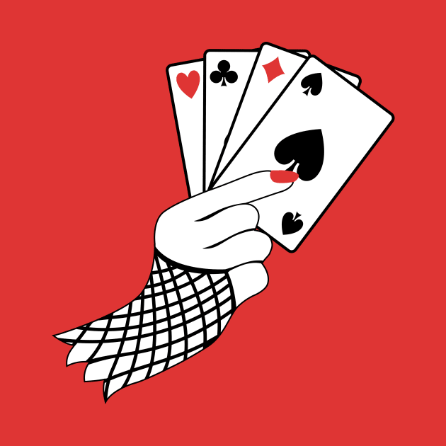 Playing Card Hand by SWON Design