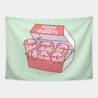 Cute Pigs Piggy Nuggets Funny Tapestry