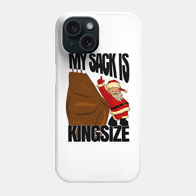 Santa's sack is extra large ;-) KINGSIZE Phone Case by design-lab-berlin