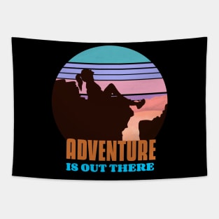 Adventure is out there adventurer Tapestry