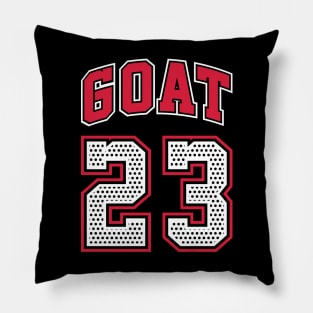 GOAT 23 Greatest Of All Time Fan Tribute Gift Support Pillow