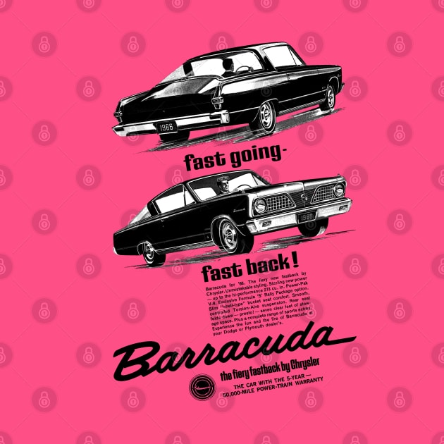 1966 PLYMOUTH BARRACUDA (Canadian) - advert by Throwback Motors