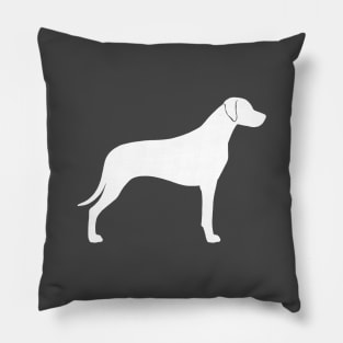 Rhodesian Ridgeback Silhouette Pillow