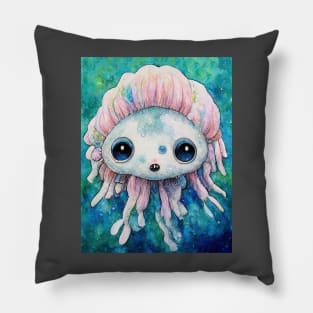 Cute sea creature - Jellyfish Monster Pillow