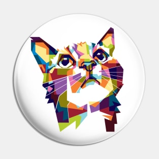 Colorful Cat Pin