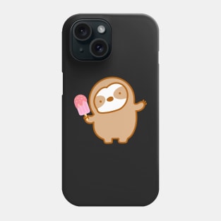 Cute Pink Popsicle Sloth Phone Case