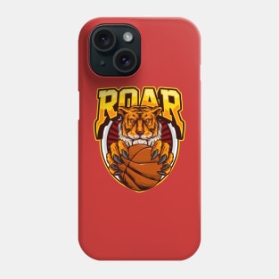 roar tiger basketball Phone Case