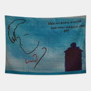 11th Doctor Silhouette Tapestry