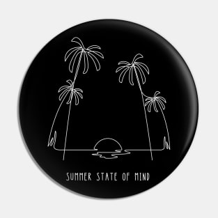 Summer State Of Mind (w/b) Pin