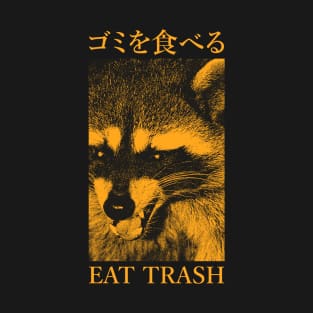 Eat Trash Japanese Vintage Raccoon T-Shirt