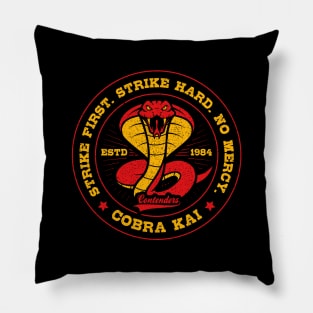 Cobra Kai No Mercy Logo Pillow