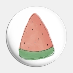 lil watercolor watermelon Pin