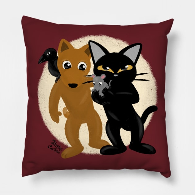 Always best friends Pillow by BATKEI