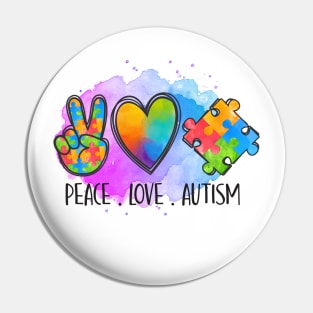 autism puzzle love peace Pin