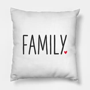 Family Heart - Gift Love Community Pillow