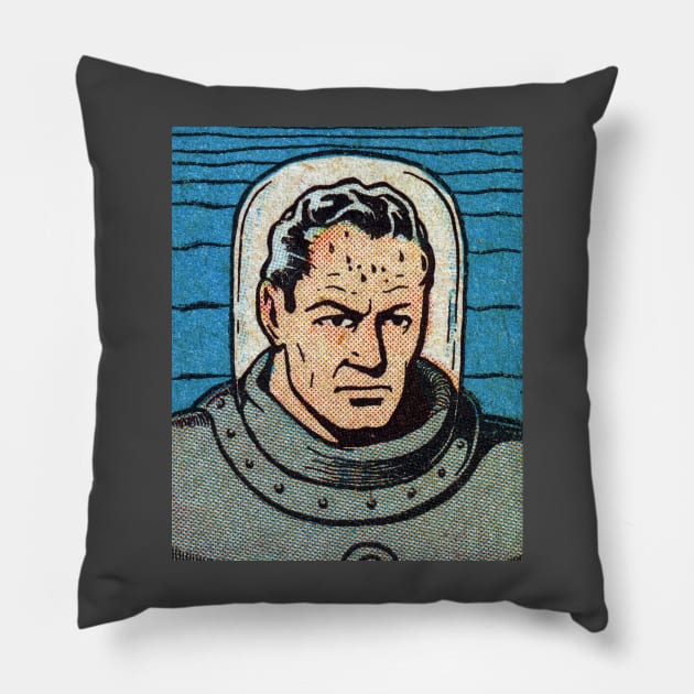 Wolverton Spacehawk Pillow by PopGraphics