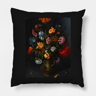 A Vase with Flowers Pillow