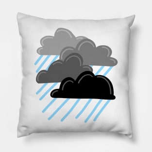 Ominous Rain Clouds Pillow