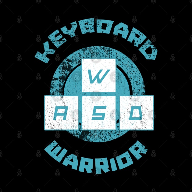 Keyboard Warrior (Blue) by The Geek Garage Sale