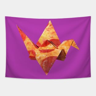 Pizza Crane Tapestry