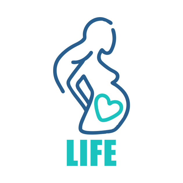 Pregnant Mother Pro Life Love by greenoriginals