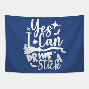 Yes I Can Drive A Stick Tapestry