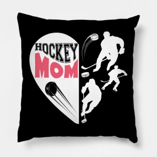 Womens Mens Love Playing Hockey Gift for hockey mom dad best hockey player Pillow