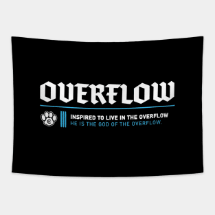 HE IS THE GOD OF THE OVERFLOW Tapestry