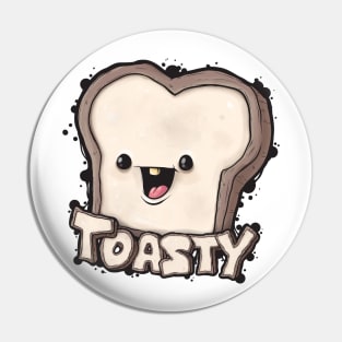 Toasty The Tasty Piece Of Toast Pin