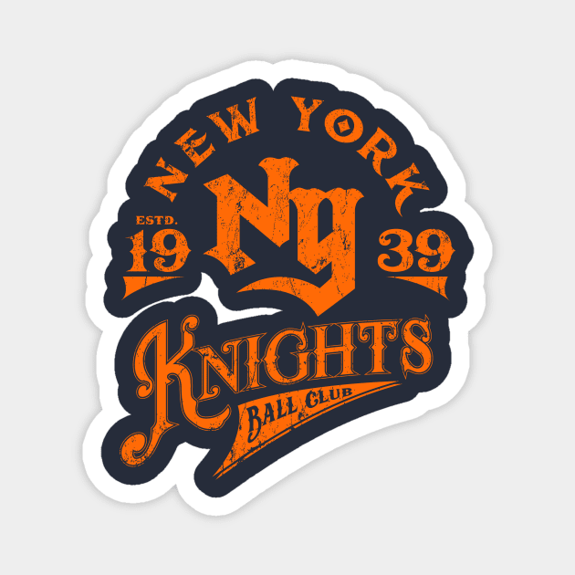 New York Knights Magnet by MindsparkCreative