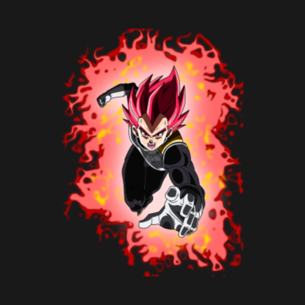 Vegeta Super Saiyan God With Aura