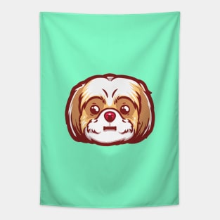 Chilly Bear the Shih Tzu Tapestry