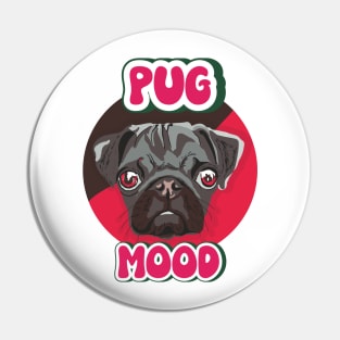 Pug mood Pin