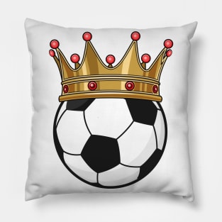 Soccer Crown King Pillow