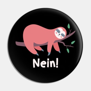 Cute Koala Funny German Sayings Nein Pin