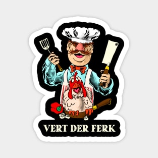 Retro Vert der Ferk Magnet