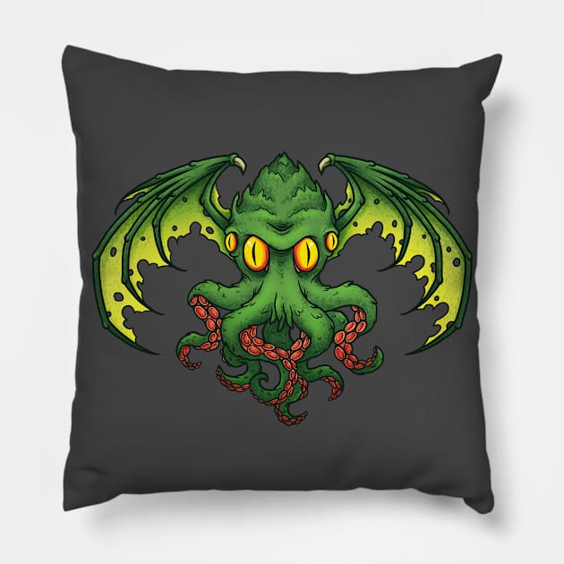 Cthulhu Pillow by katymakesthings